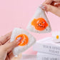 Egg Yolk Squishy Toy - Food-Safe Silicone Stress Ball, Kawaii Rice Ball Popping Fidget Sensory Toy for Anxiety & Focus
