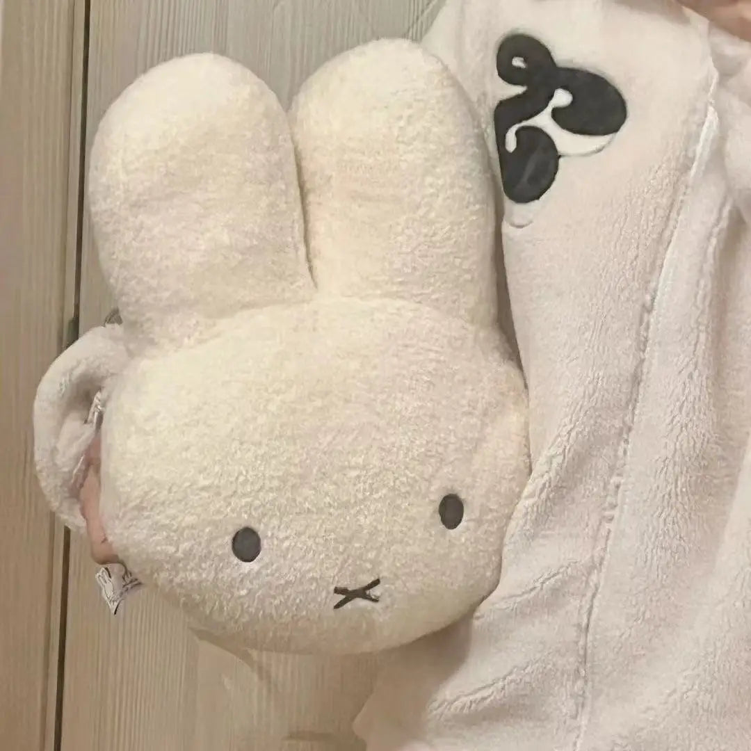 36x30cm Miffy Rabbit Pillow Plush Doll Doll Cloth Doll Sofa Sleeping Pillow Miffy Periphery