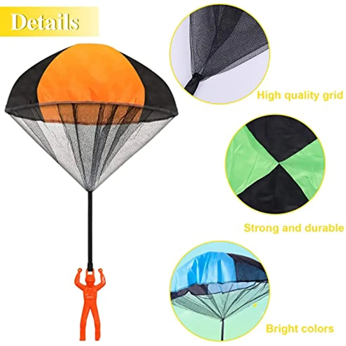 Children's Hand Throwing Parachute Toy Tangle Outdoor Flying Parachute Men's Outdoor Toy Easter Basket Stuffers Children's Gift