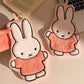 1/2 Pcs Cute Miffy Rabbit Home Towel Thickened Bathroom Kitchen Cartoon Towel Miffy Brand Periphery