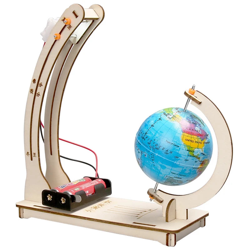 Earth day night alternation simulation children's science toys DIY STEM technology physics learning fun teaching aids toys