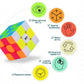 QiYi Speedcube Warrior S 3x3 Magic Cube Stickerless Professional 3x3 Speed Puzzle 3×3 Children's Cubo Magico for Games
