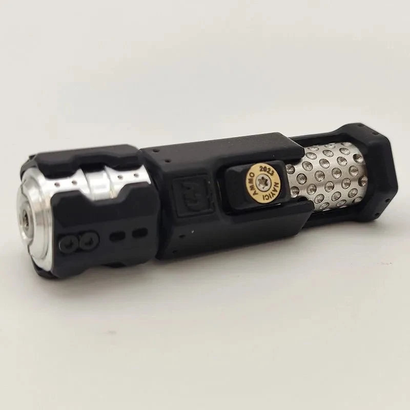EDC Musketeer Gun Bolt Push Egg Fidget Spinner Multi Functional Slider Ratchet Gyro Metal Rotating Push Block Decompression Toy
