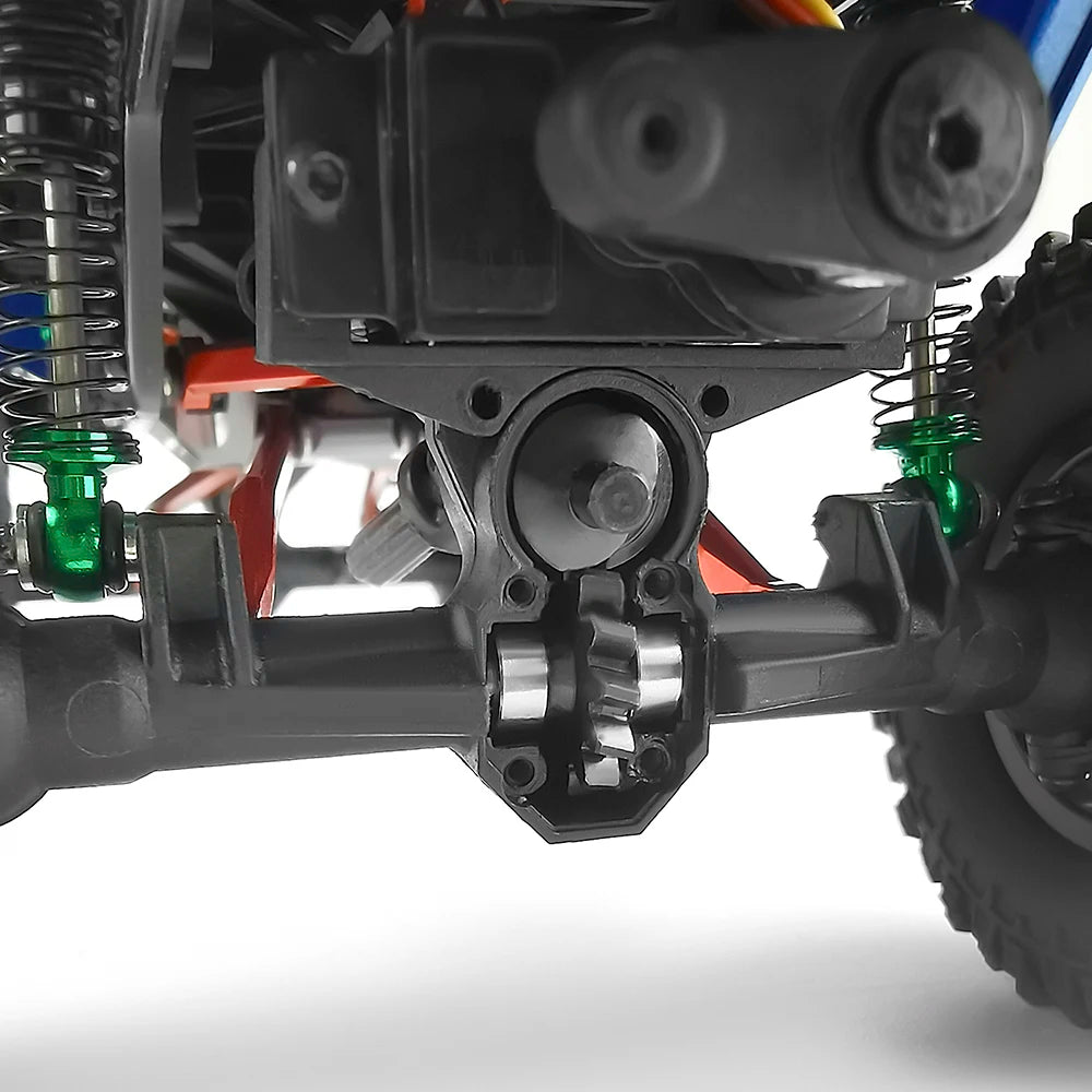 AXSPEED Steel Gear Overdrive Worm Differential Axle Parts 12T 13T 14T 16T 18T for 1/24 Axial SCX24 RC Crawler Car Upgrade