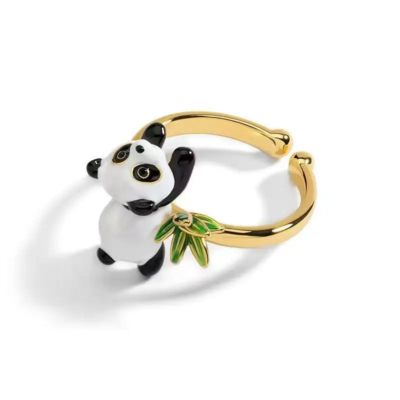 Pokemon Dratini Couple Ring S925 Silver Anime Peripheral Opening Adjustable  Cartoon Accessories Fashion Gift