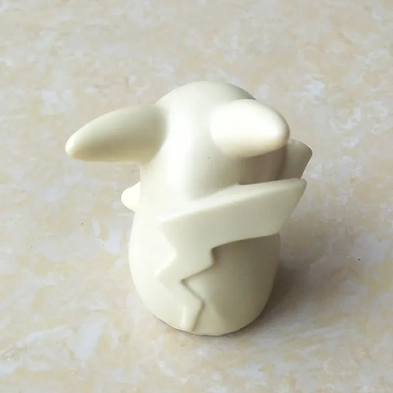 Pikachu 3D Candle Wax Anime Silicon Mold Cake Tools Cartoon Kids Chocolate Candy Dessert Cupcake Kitchen Baking Mould