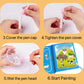1 Book+1 Pen Reusable Coloring Book Water Painting Book Sensory Early Education Puzzle Drawing Toys