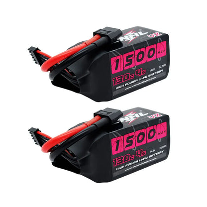 2PCS CNHL 4S 14.8V Lipo Battery 1100mAh 1300mAh 1500mAh 130C With XT60 Plug For FPV Airplane Drone Quadcopter Helicopter Hobby