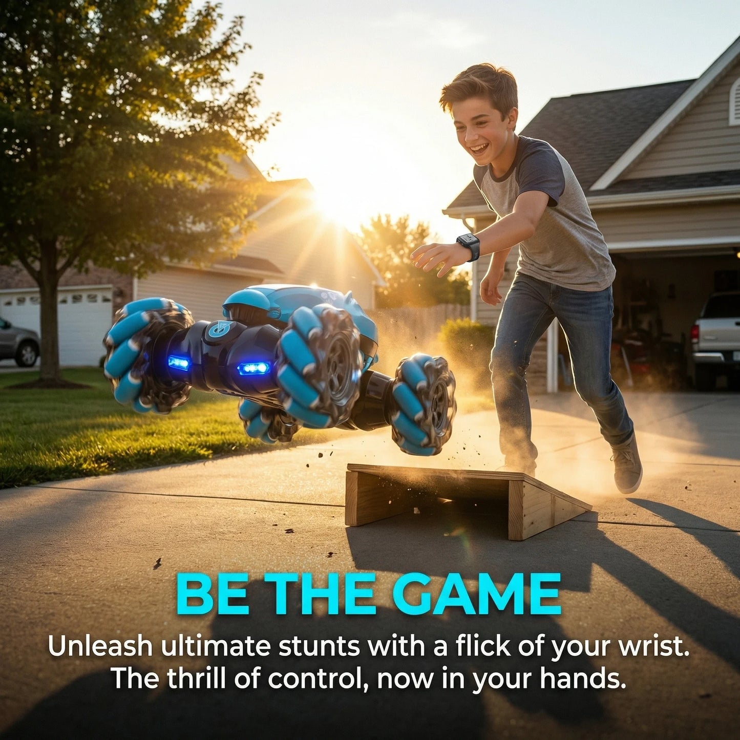 New Arrival Gesture Sensing Deformable Remote Control Car, Viral Hit Gift. 4WD Stunt Twist Off-Road Climbing RC Toy Car, Ideal Birthday & Christmas Present