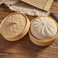 Colorful Dumpling Squishes Stress Balls Fidget Sensory Toys Simulation Food Squishies Bun with Steamer Squeeze Dough Ball Gifts