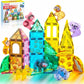 JOYFY 110/66/50 PCS Magnetic Building Tile 3D Magnet Tiles with Vehicle Construction Blocks Set for Kids Birthday Chirstmas Gift