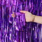 Metallic Tinsel Foil Fringe Curtains Photo Backdrop Glitter Streamers Foil Fringe Backdrop Curtain for Xmas Wedding Background