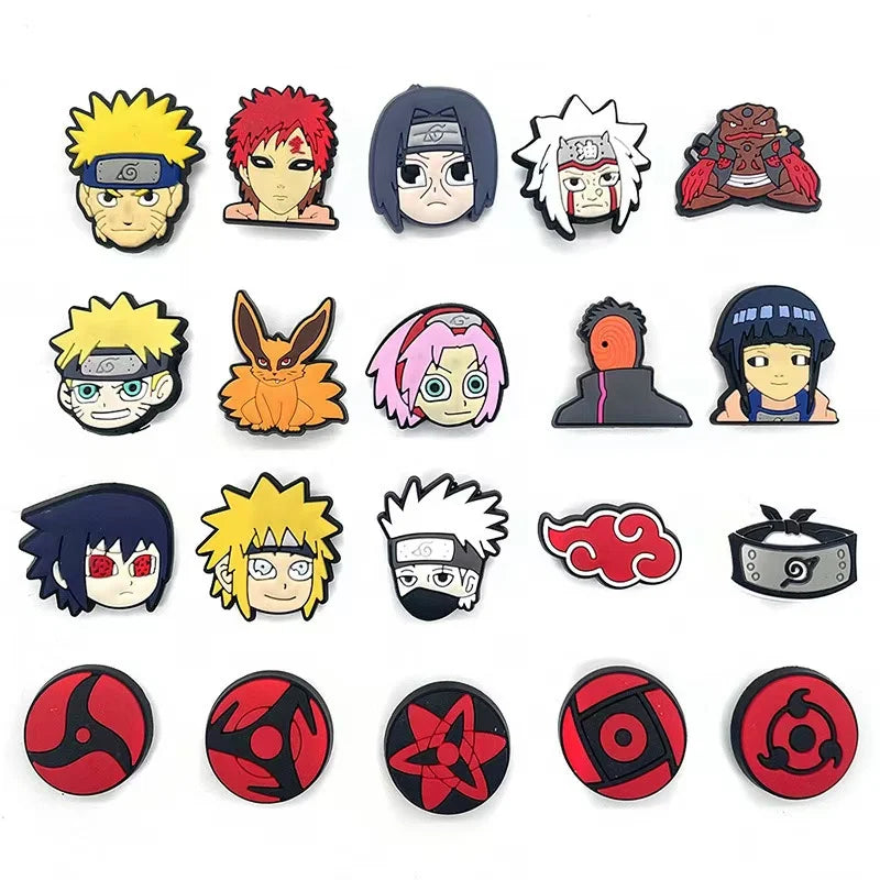 20 PCS Cartoon Anime Shoes Flower Decorative Buckle Personality DIY Garden Shoe Buckle Accessories