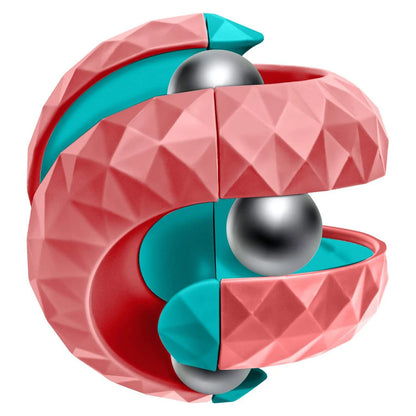 Track ball decompression toy creative toy for children with autism track ball cube anti pressure sensory toy infinite flip