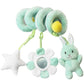 Car Seat Toys Infant Color Elephant Stroller Stretch Spiral Activity Baby Hanging Toys for Crib Mobile Newborn Sensory Toy Gifts
