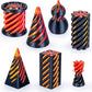 6 Pack Spiral Cone Fidget Toys 3D Printed Impossible Passthrough Pyramid Pillar Gourd Helix Screw Toys for Anxiety Relaxing