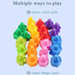 10/20pcs Set Screwing Building Blocks Creative Mosaic Puzzle Toys for Children Plastic Insert Nut Shape Boys Educational Toy