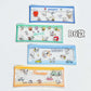 4pcs Snoopy Clear Plastic Zipper File Folder Cartoon A4/A5/B5 Water Resistant Document Pouch Office Supplies Document Protectors