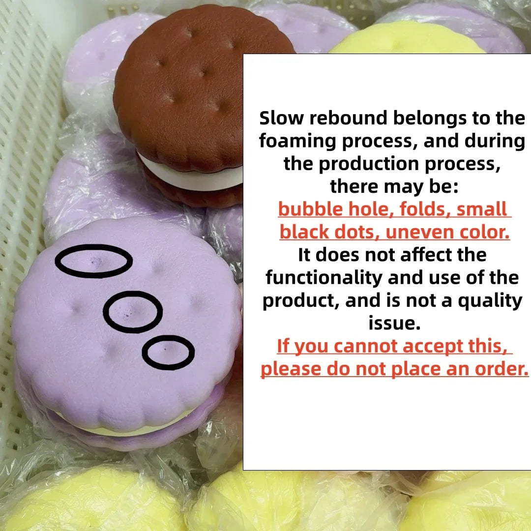 CV Squishy Simulated Cake Squeeze Toy Stress Relief Slow Rising Sensory Fidget for Anxiety ADHD Autism Gifts Adults ASMR Fun