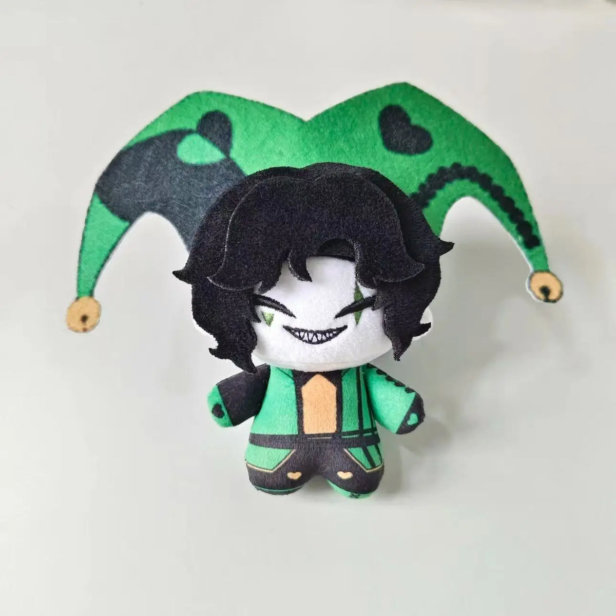 Stuffed 10cm Freak Circus Pierrot Printed Body Cotton Doll Backpack Ornament or Kids Adults Birthday Gift