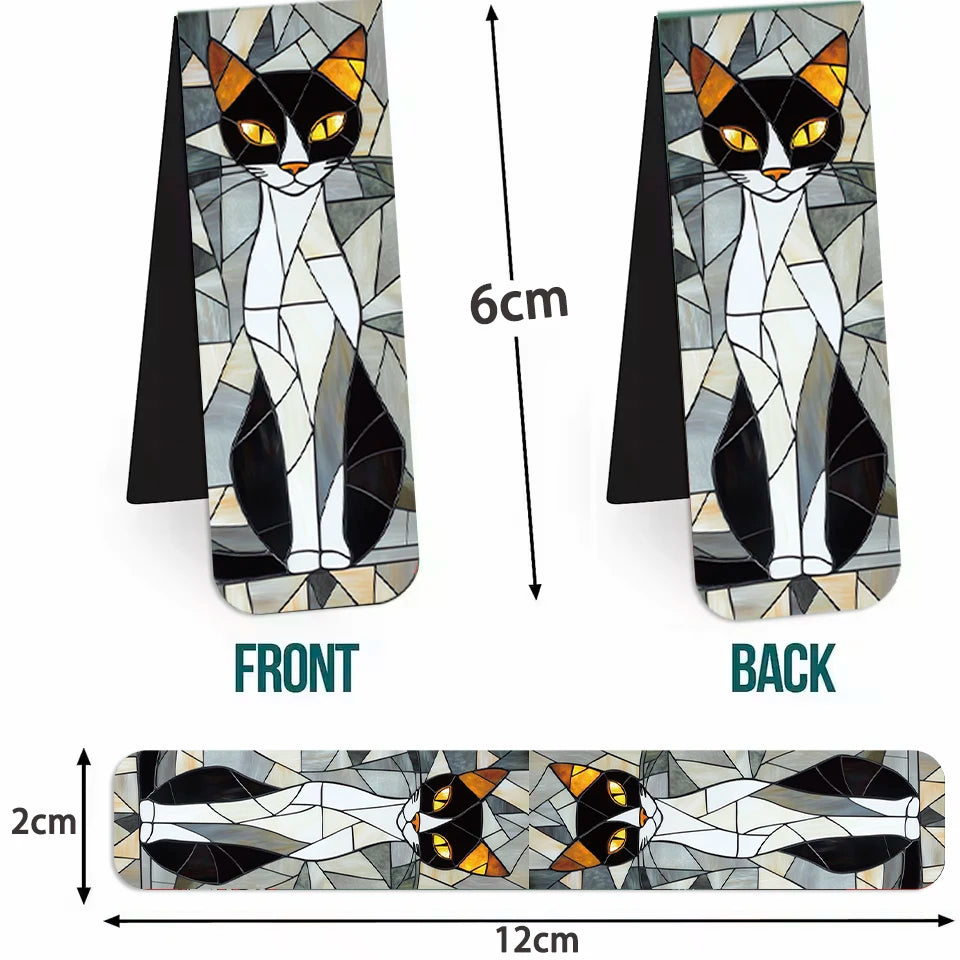 5pcs Simple And Fun Cat Paw Magnetic Bookmarks Reading Items Page Holder Stationery Office Supplies Book For Pages Books Readers