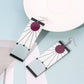 Anime Demon Slayer Earrings Sun Goddess Pattern Tanjiro Cosplay Charm Earrings Personality Fashion Ear Clips Party Jewelry Gifts