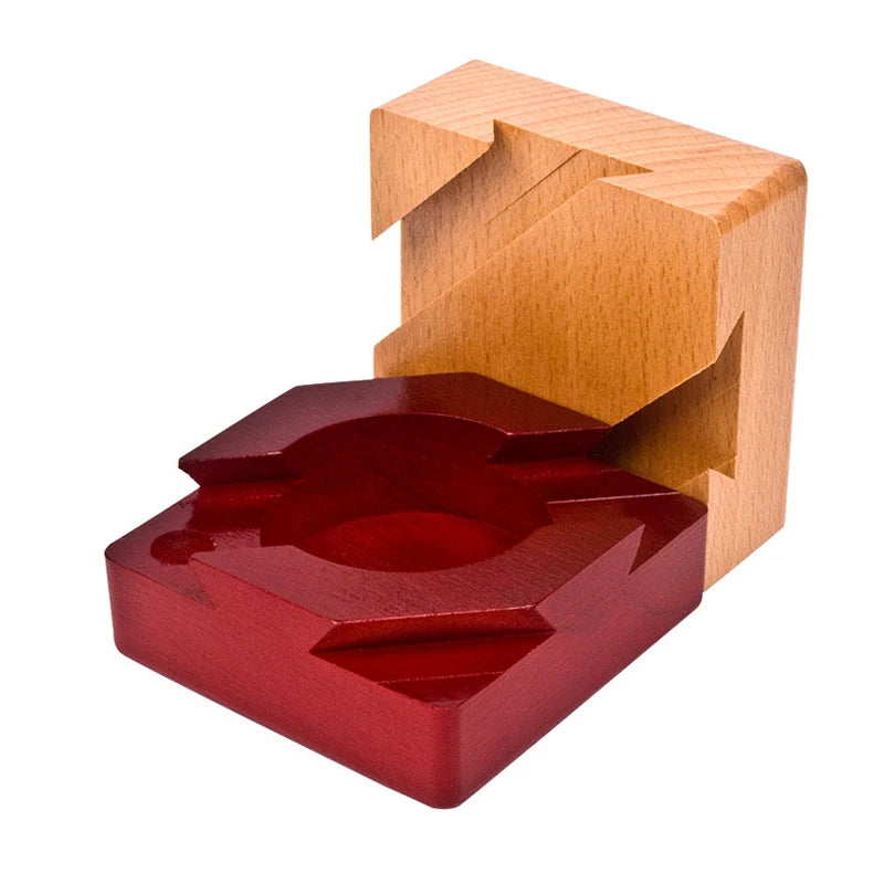 Impossible Puzzle Box Secret Opening Magic Drawers 3D Wooden Brain Teaser Puzzles For Adults Kids Surprise Gifts Girls Boys