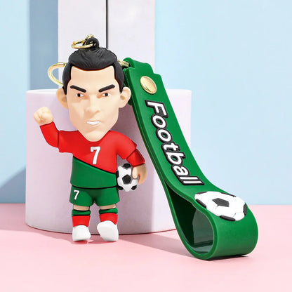 Football Jersey Keychain Cartoon Soccer Birthday Party Supplies Toy Key Ring Cristiano Ronaldo Messii Souvenir Gifts for Fans
