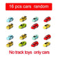 Electric Rail Car Dinosaur Building Parking Lot Adventure Racing Rail Car Toys Children Brain Mechanical Interactive Rail Cars