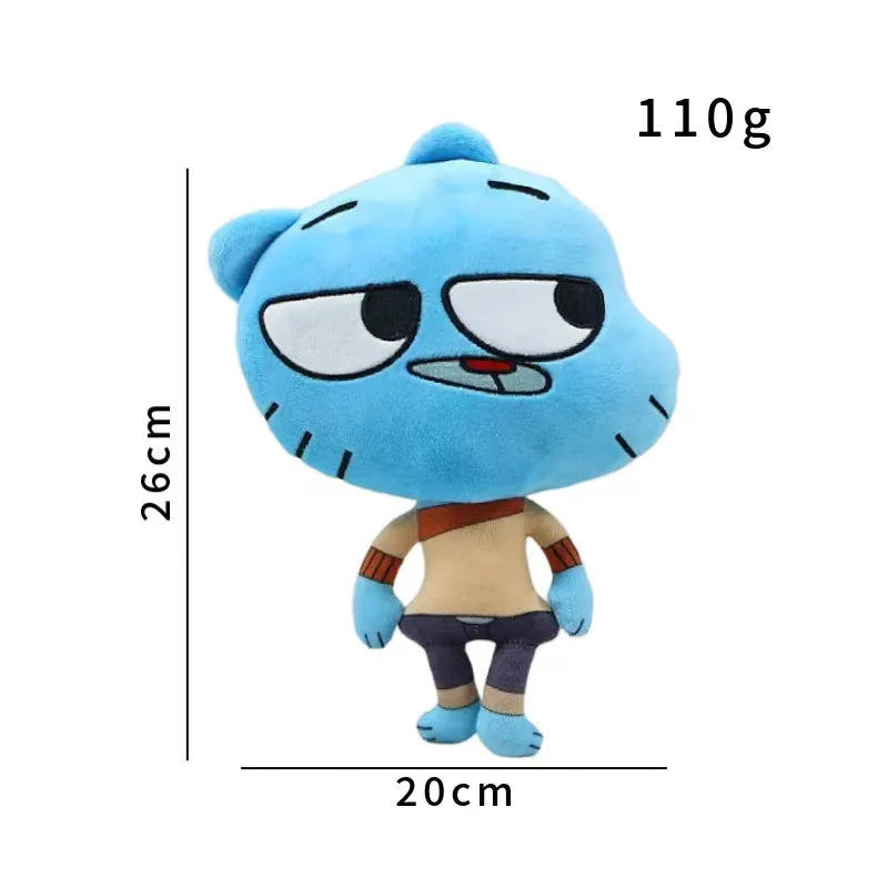 618Amazing Worlds Of Gumball Plush Toys The Amazing Worlds Of Gumball Plushie Doll Amazing Worlds Of Gumball Darwin AnaisRichard