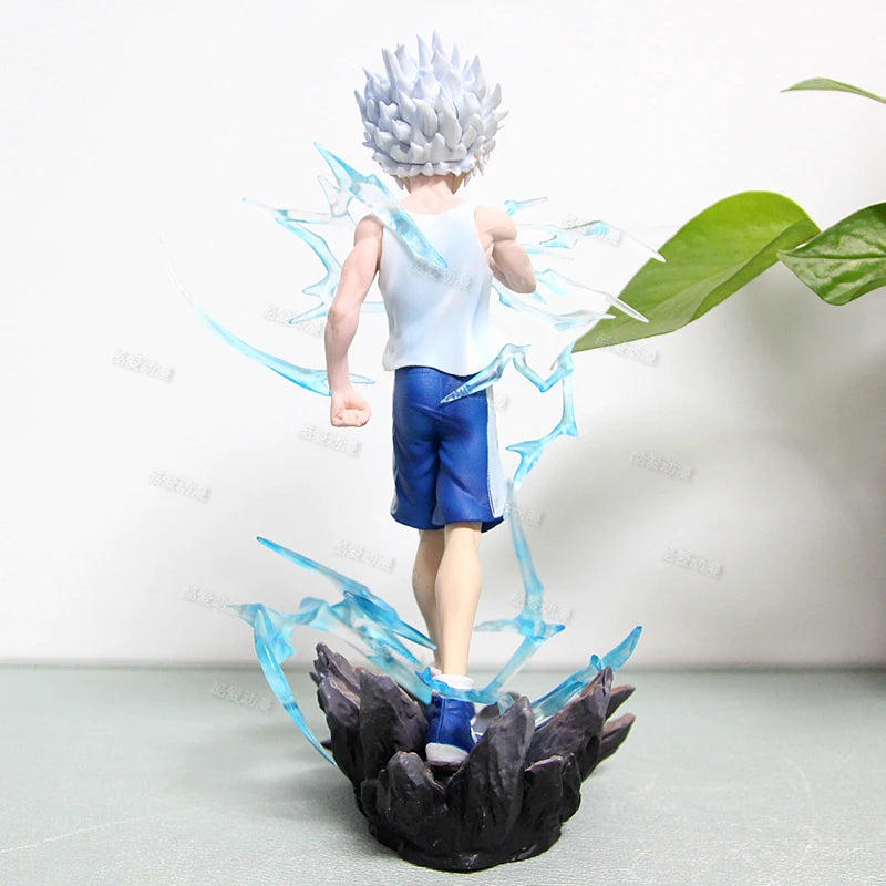 New Nuevas Figuras De Anime Hunter × Hunter Killua Zoldyck Figura  AccióN De Manga Modelo Pvc Estatua Coleccionable Ornamento