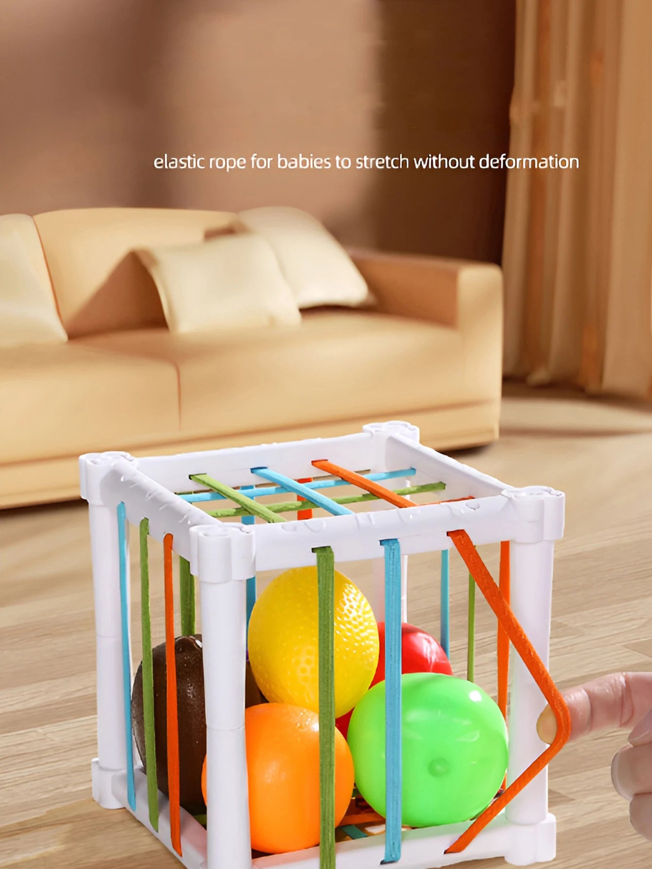 Fruit Cecele Shape Color Color Fruit Cognition Rainbow Cecele Interactive Game Toy