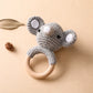 Baby Toys Crochet Animal Rattle Cartoon Music Rattle Toys for Baby Kawaii Teether Rattle Baby Toy 0 12 Months Montessori Toys