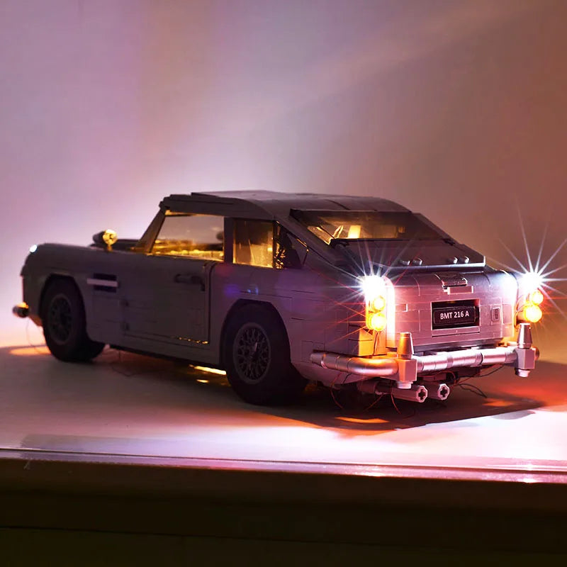 LED Light Set For 10262 Compatible 21046 Aston Martin (Only LED Light, NOT Include The Model Bricks)