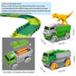 Magic Climbing Track Train Dinosaur World Road Race Flexible Track Car for Boys And Girls Aged 3-6 Birthday Gift