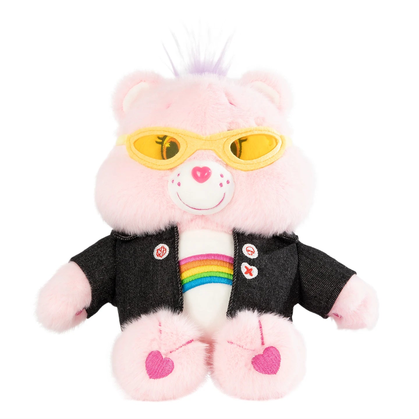 Care Bears 33cm Plush Toy Cartoon Dolls Cute Stuffed Bear Toys Denim Jacket Soft Animal Doll Gift Home Decor Ornament Collectib