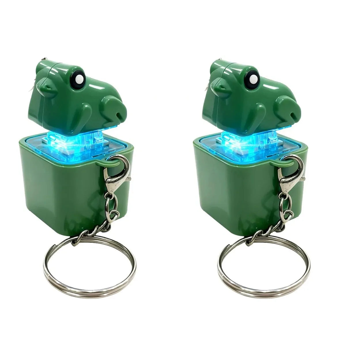 ！！Frog Croaking Fidget Toy Frog Croaking Keychain With Sound LED lights  Stuff Fun Gift for Kids Boys Girls