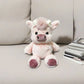 Adorable Highland Cattle Plush Toy 45cm - Huggable Running Cow Stuffed Animal Made with Premium Soft Fabric, Soothing Companion