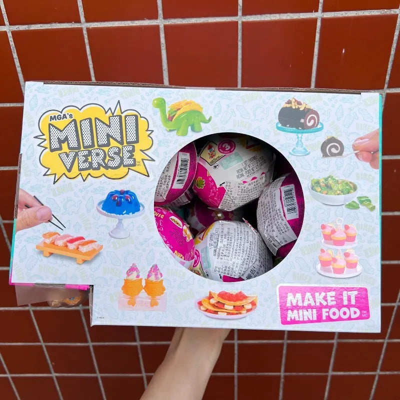 MGA Miniverse Make It Mini Food Diner Series 3 Blind Box Packaging Kitchen DIY Game Food Collect Ornaments