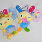 NEW 10CM usahana Crown Heart Plush Toy Pendant cute Sanrio Blink usa ha na Tricolor Bunny Fuzzy Animal Rabbit Girly Plush Doll