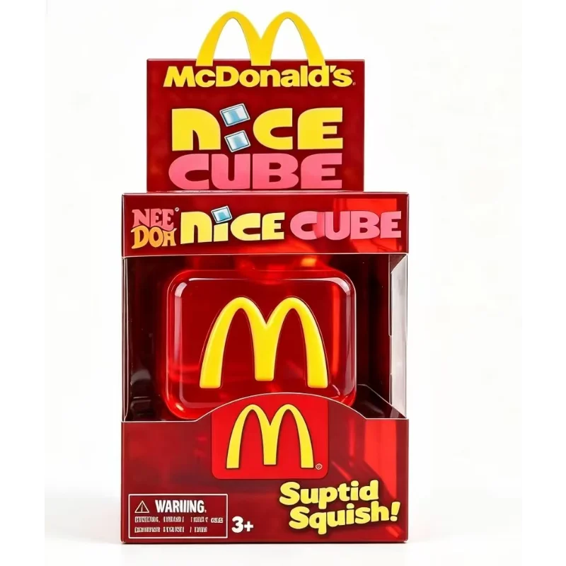 Needoh Nice Cube Sensory Fidget Squish Cube Portable Stress Reliever Anti-Anxiety Focus Toy Gift