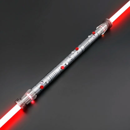 Darth Maul SNV4 2pcs Handle+Blade JEDI 27sound Double Lightsaber Toys Metal Hilt Light Smooth Swing Proffie TXQSABER