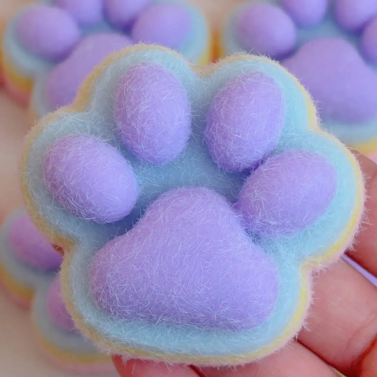 New Cat Paw Mochi Taba Squishy Fidget Toy Cute Cat Paws Toys Slow Rebound Decompression Toy Super Soft Reduce Stress Toy Gifts ﻿