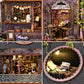 Magic Castle 3D DIY Wooden Book Nook Kit Handmade Dollhouse Model Bookend Building Puzzle Home Decor