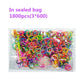 Creative Colorful Loom Bands Set Rainbow Bracelet Making Kit DIY Rubber Band Woven Bracelets Craft Toys For Girls Birthday Gifts