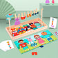 Drying Rack Clothes Dress-Up Jigsaw Puzzle Logical Thinking Matching Sorting Educational Game Wooden Toys Girls