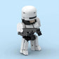 MOC Building Blocks Mechanical Police Officer, Children's Assembly Toy, Robot Model Decoration Item, Boy's Birthday Gift