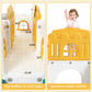 8 In 1 Toddler Slide Indoor Playground, Indoor Slide Toddler Playset For Toddlers 1-3, Kids Outdoor Playground With Slide