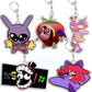 For TADC Jax Pomni Ragatha Gangle Acrylic Selfmade Cute Cartoon Anime Keychain Pendant Toy Gifts 5cm