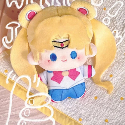 Kawaii Sailor Moon Plush Doll Print Cute Beauty Girl Heart Anime Cartoon Plushies Stuffed Soft Bag Pendant Toys Birthday Gift